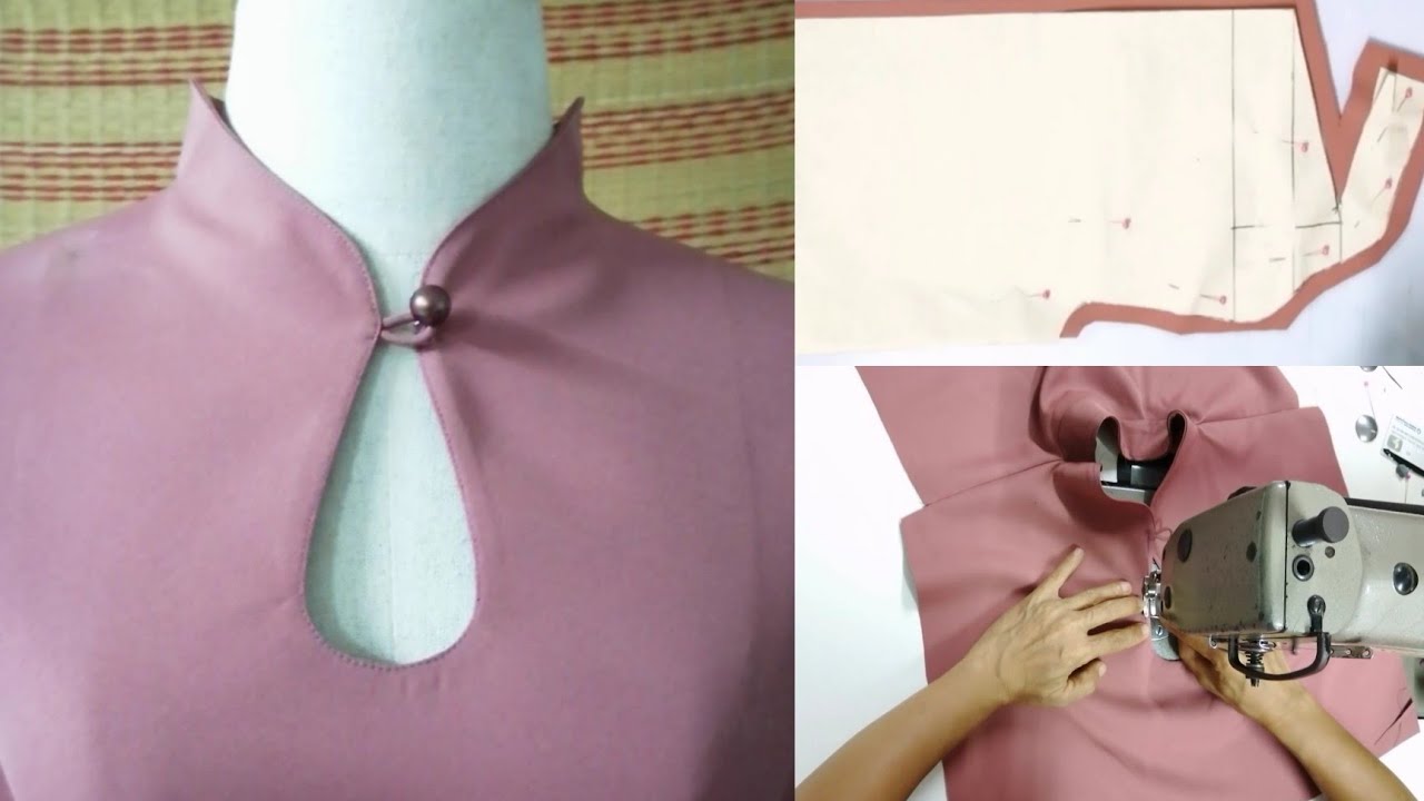 #​Sewing collar for beginners#simple Techniques   #
