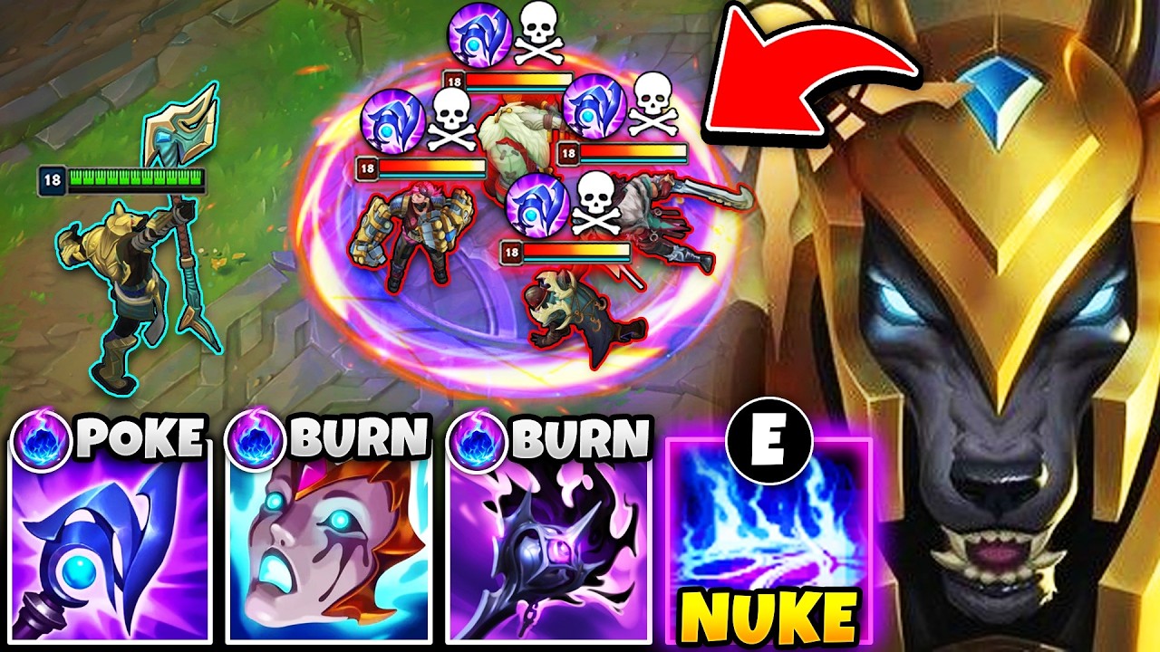 TURN OFF YOUR BRAIN WITH MEGA POKE NASUS MID! MY E IS A CIRCLE OF DEATH