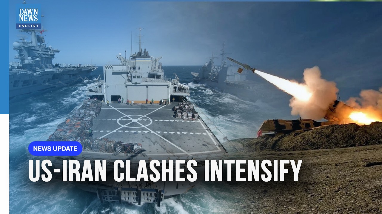 US-Iran Conflict Escalates With Strikes and Counterattacks Across Gulf Region | Dawn News English