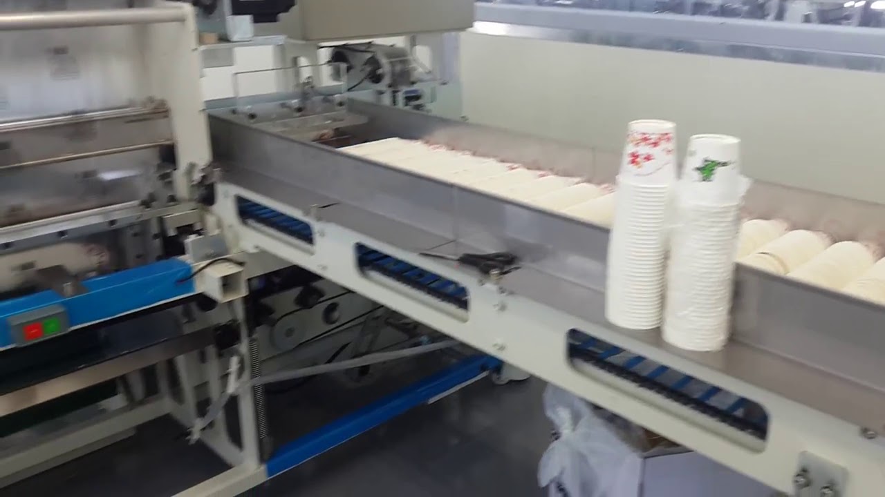 Karton Bardak Paketleme Makinesi Kore Malı - www.koresan.com
