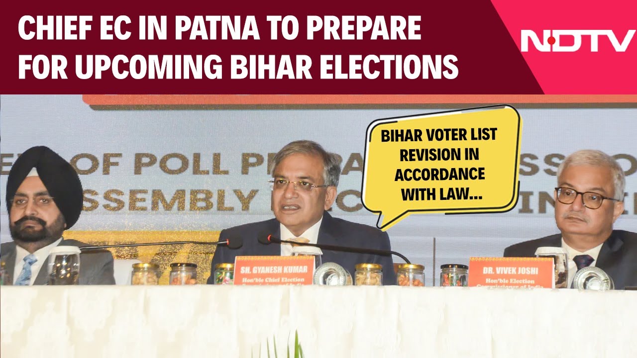 Bihar Elections 2025 | Bihar Voter List Revision In Accordance With Law: Election Body Chief