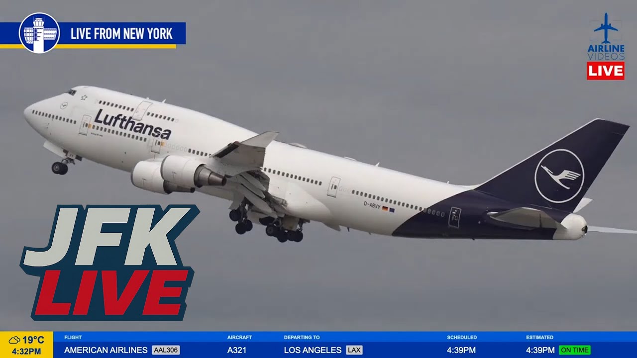🔴LIVE New York (JFK) Airport Action! (May 29th, 2025)