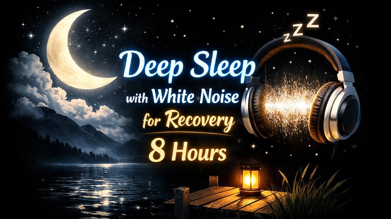 Deep Sleep with White Noise for Recovery | 8 Hours