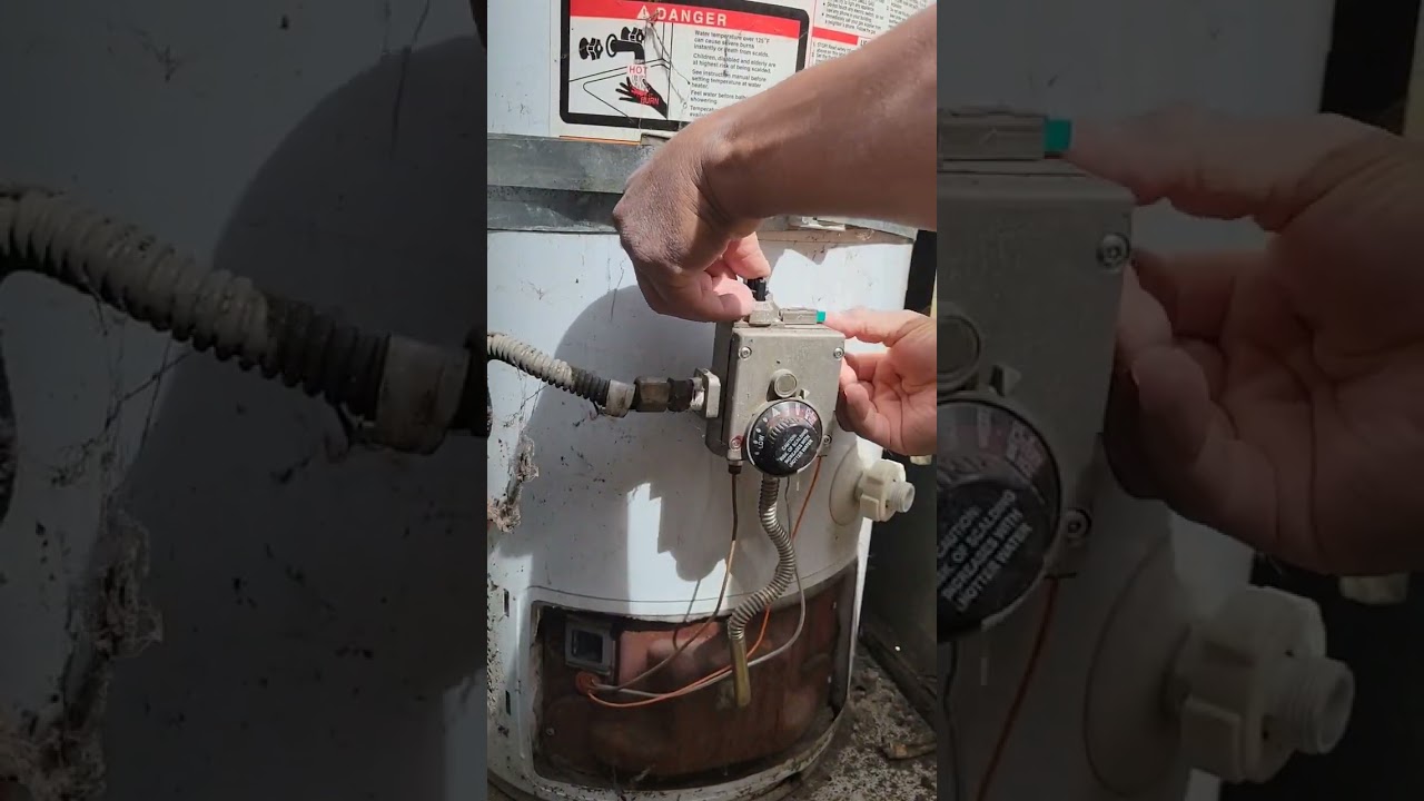 como ensender boiler  (water heater )