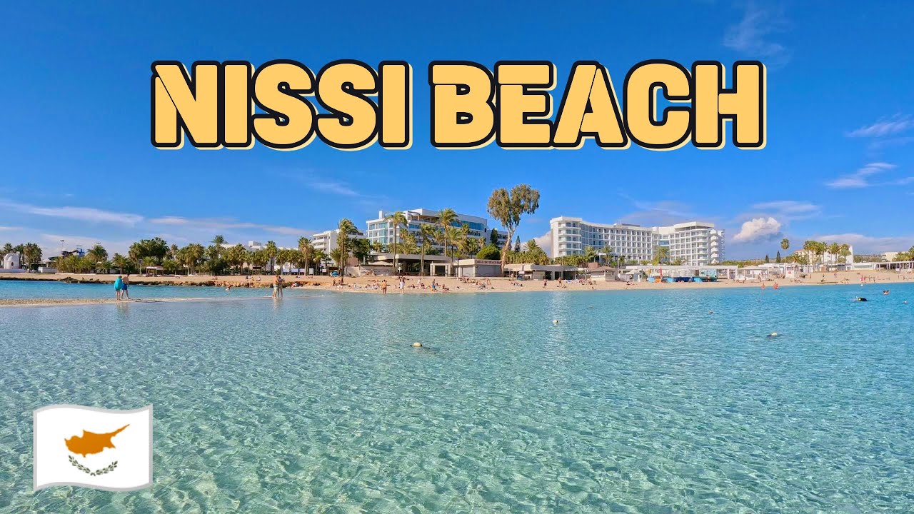 [4K] BEACH Walk Adventure in MOST BEAUTIFUL Beach in Cyprus