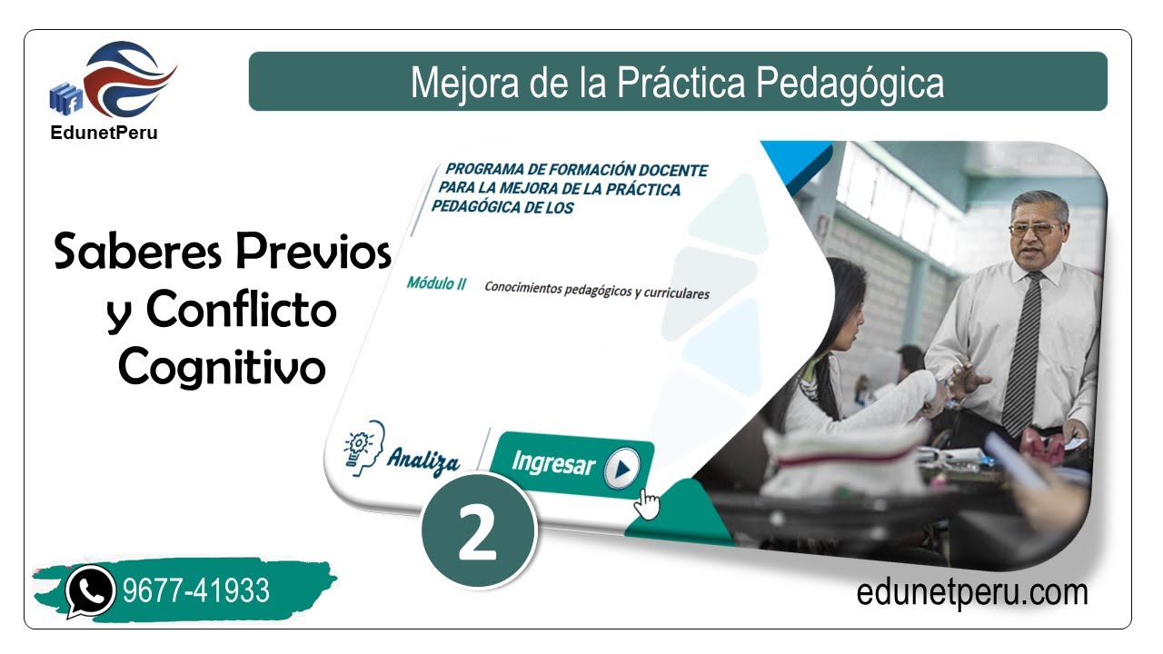 Evaluación Docente 2024 | Saberes Previos y Conflicto Cognitivo