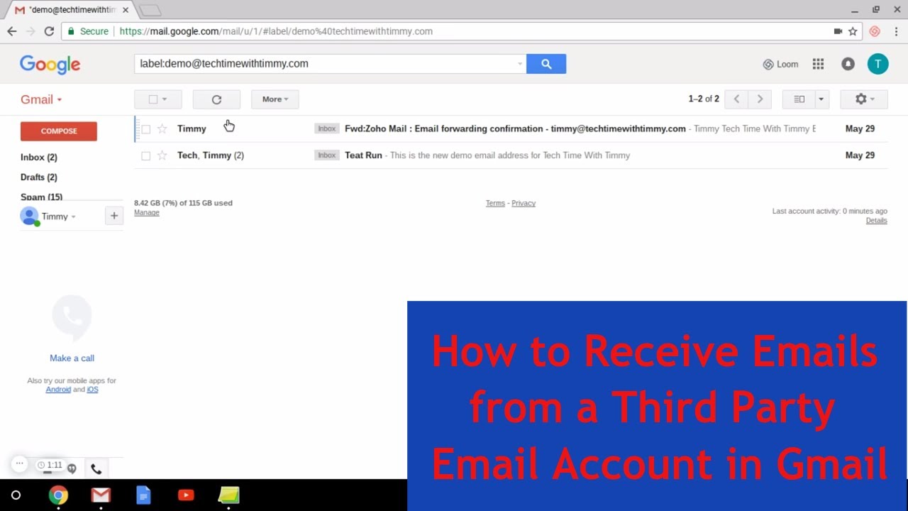 How to Receive Emails from a 3rd Party Email Account in Gmail