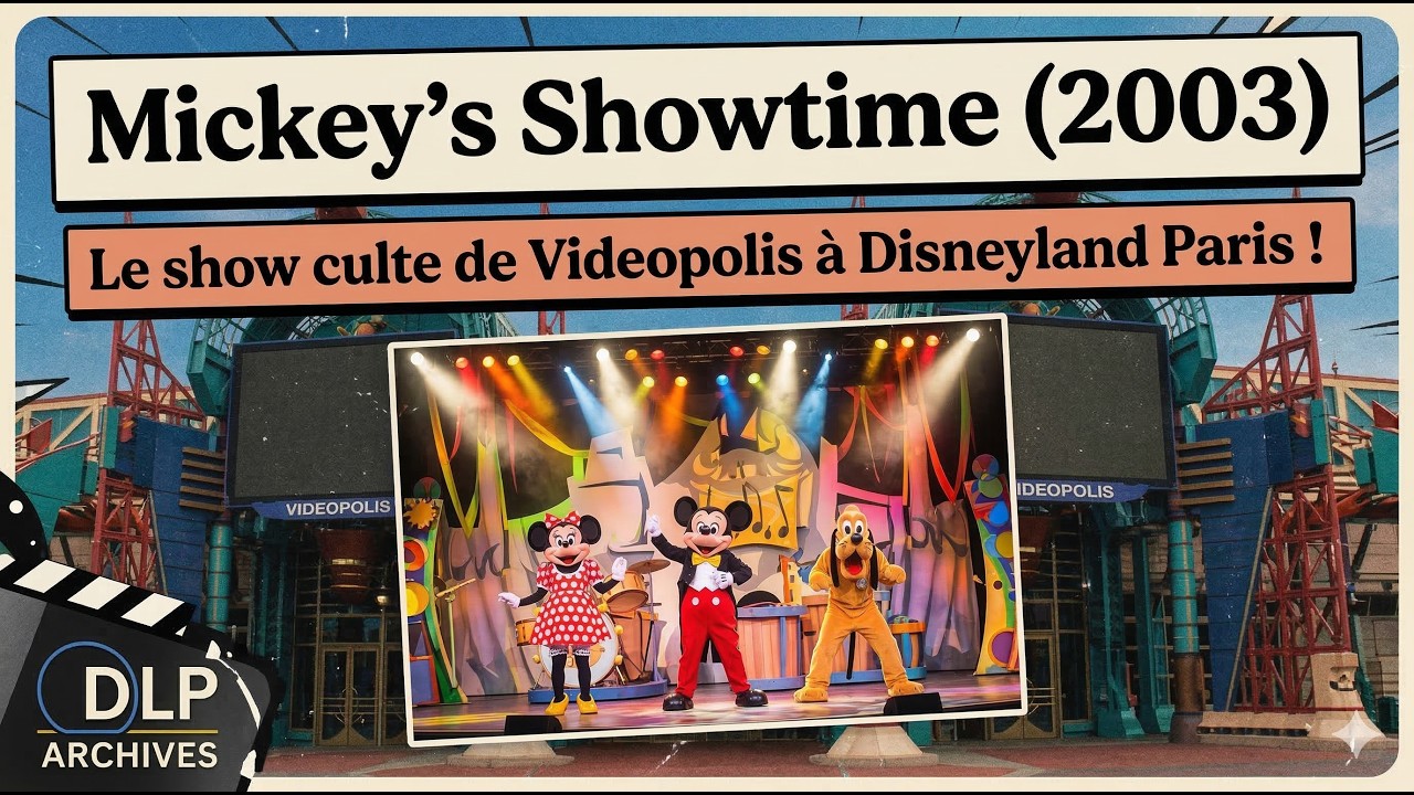 Mickey’s Showtime (2003) - Le show culte de Videopolis à Disneyland Paris !