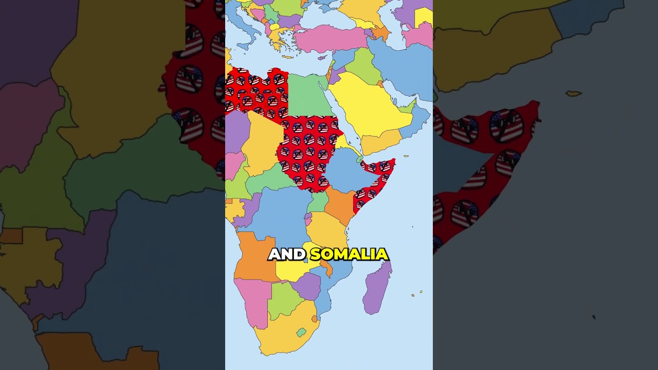 ENEMIES of the USA on 1 Map! #geography #usa #unitedstates