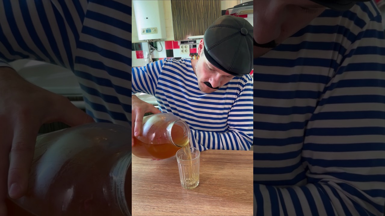HOMEMADE KVASS 🔥🔥🔥#shorts #recipes #dad