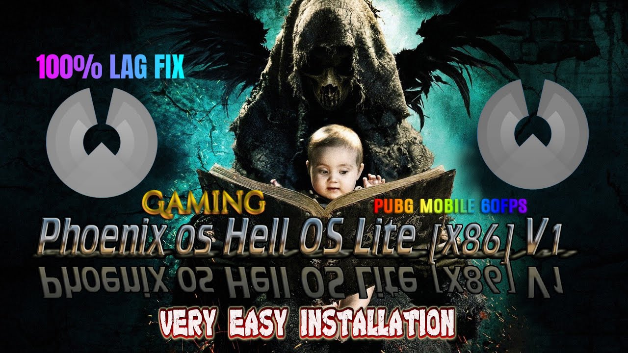 PhoenixOS Mod  Hell OS Lite V1Very Easy Installation & Review I I For Low End PC