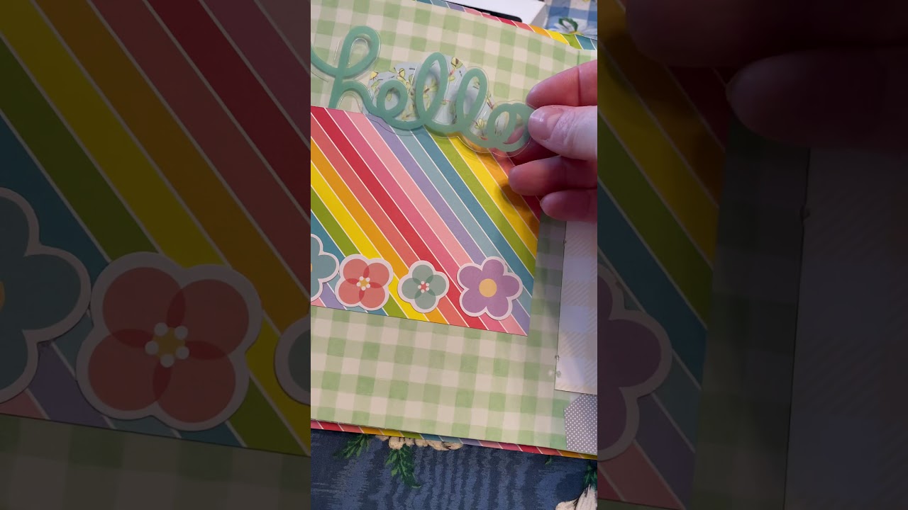 Doodlebug Mini Album I received from my BFF