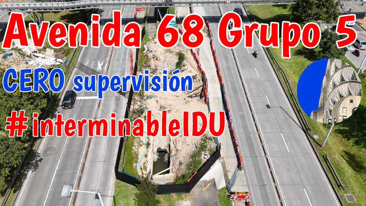 IDU incumple supervisión desatiende ciclorutas en Grupo 5 Av 68