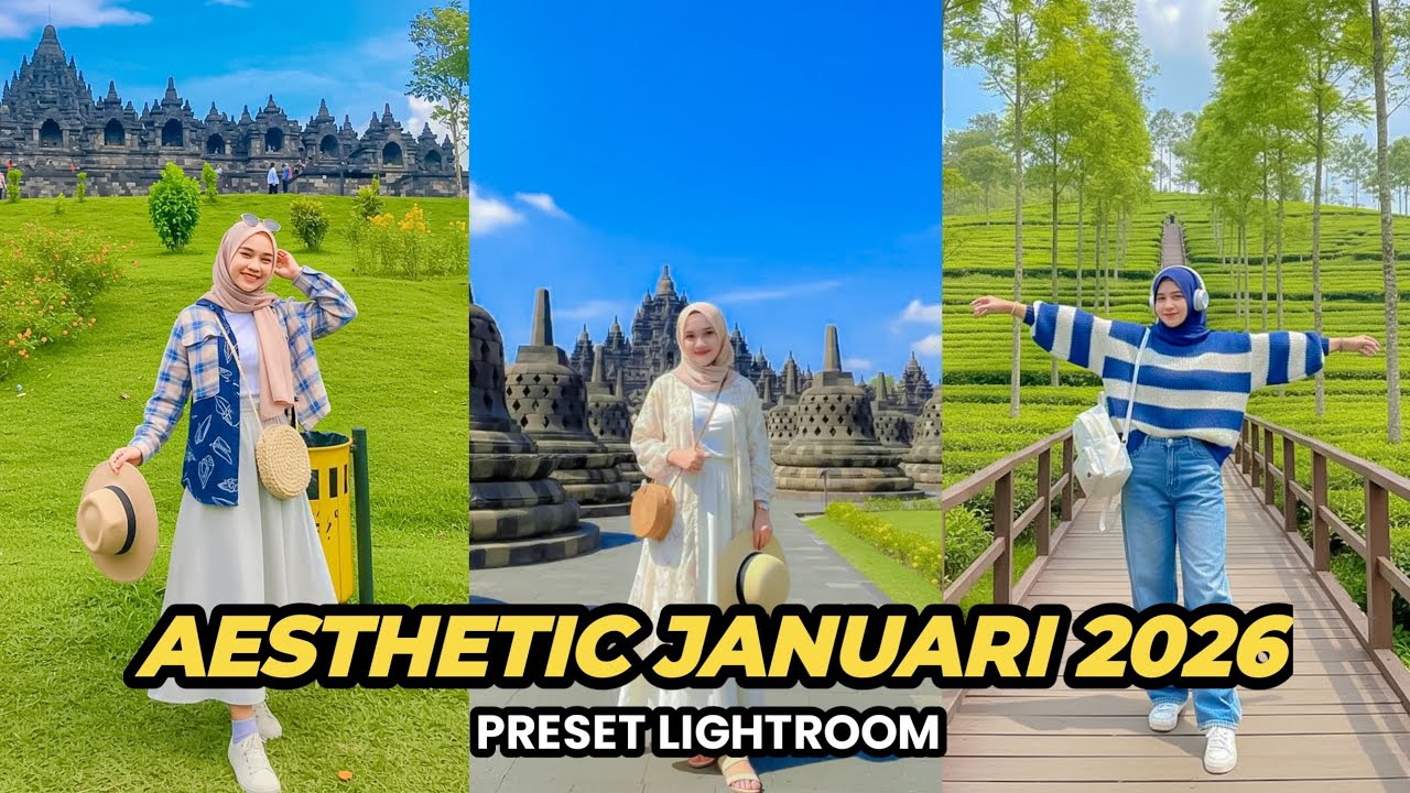 50+ PRESET LIGHTROOM TERBARU 2026 | AESTHETIC JANUARI | LIGHTROOM TUTORIAL
