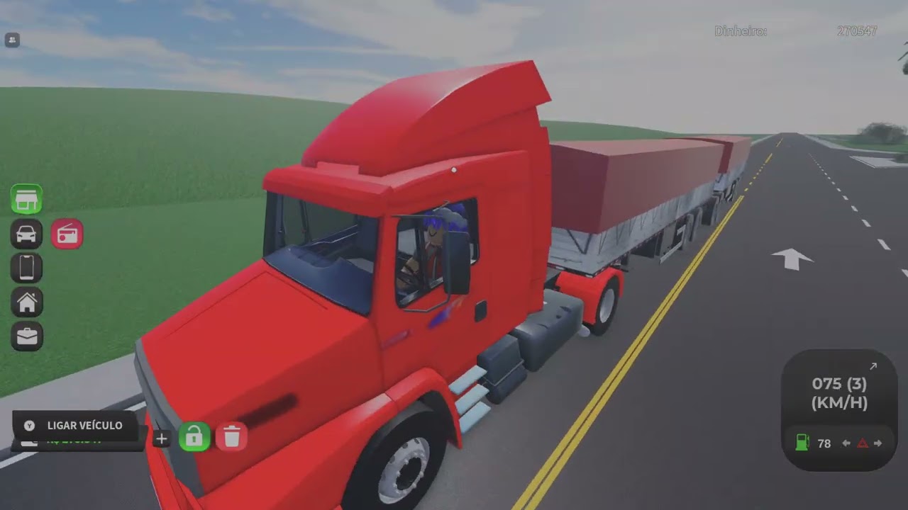 Jogando transporte brasil com caminhão 😃