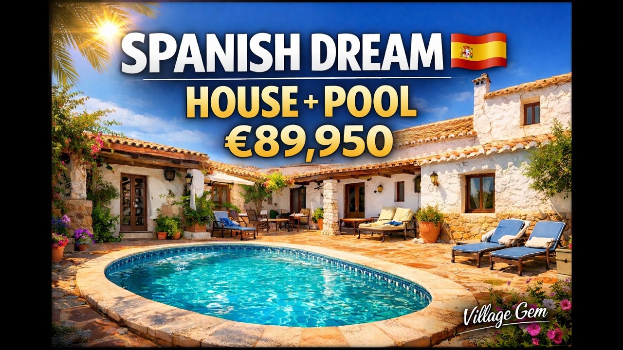 Tour This Lovely Spanish Village House with Pool &ndash; La Hoya, Almer&iacute;a 🇪🇸 89.950&euro;