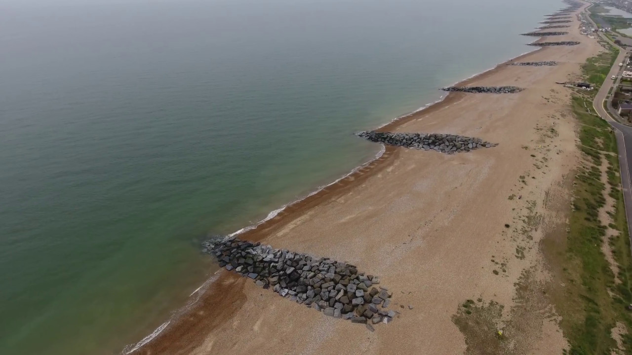 Phantom 4 - Shoreham Beach, UK - Raw Footage/No Edit
