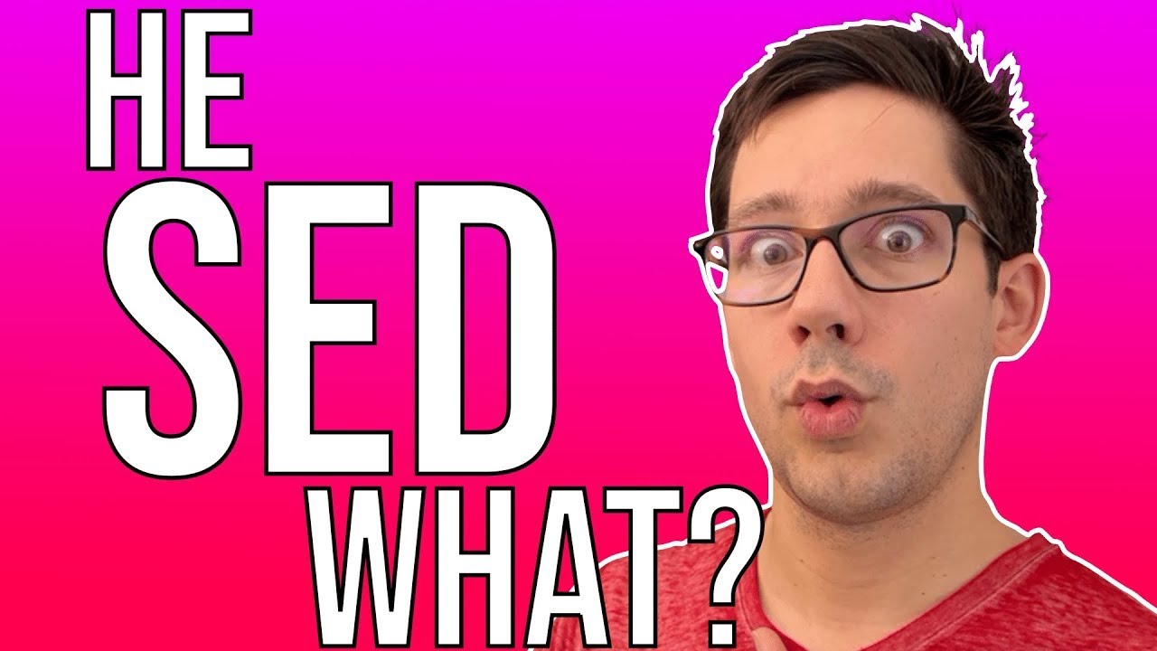 How to use sed to automate big code changes (GUIs hate this trick)