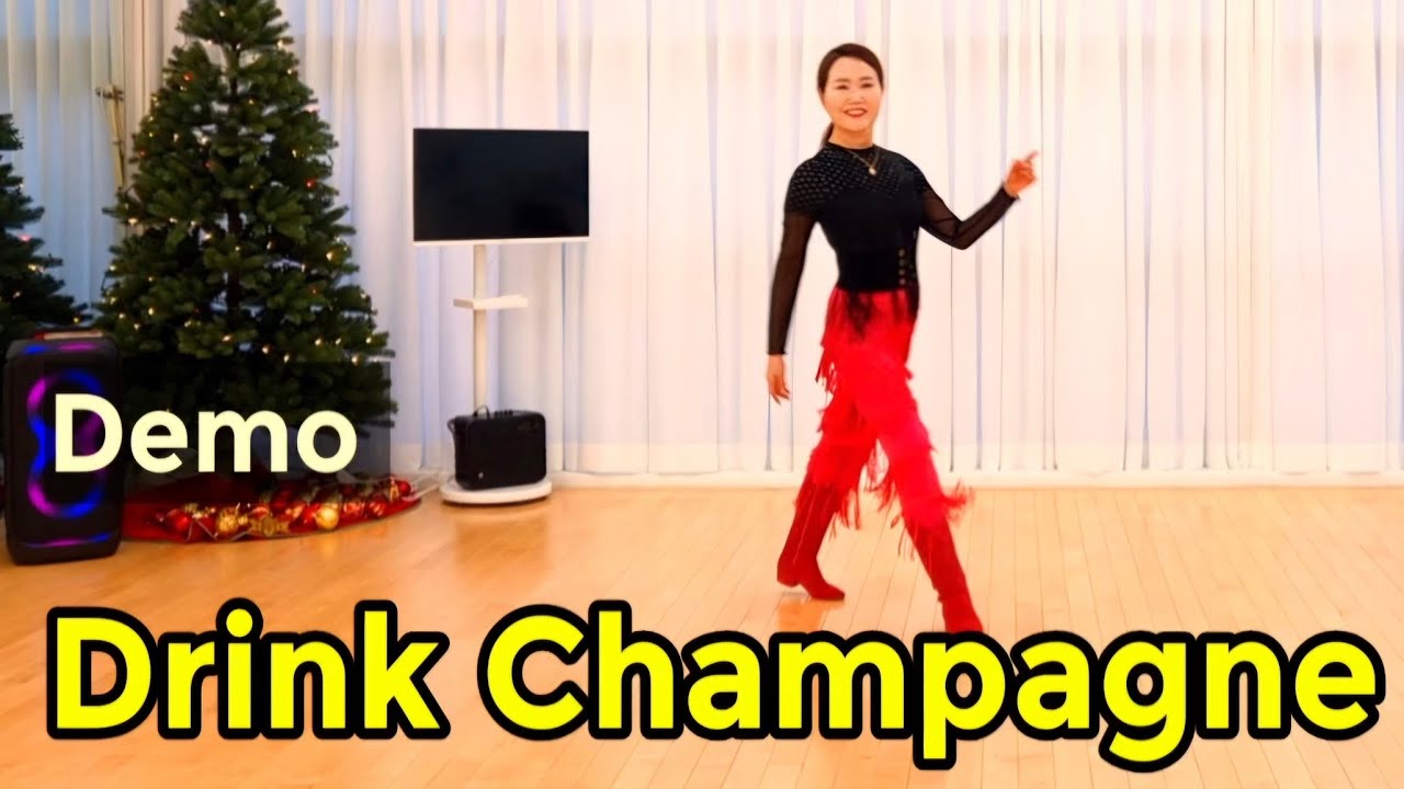 Выпейте шампанское LineDance - Мэддисон Гловер (Австралия) #SHLDK #AjouUniversityLineDance