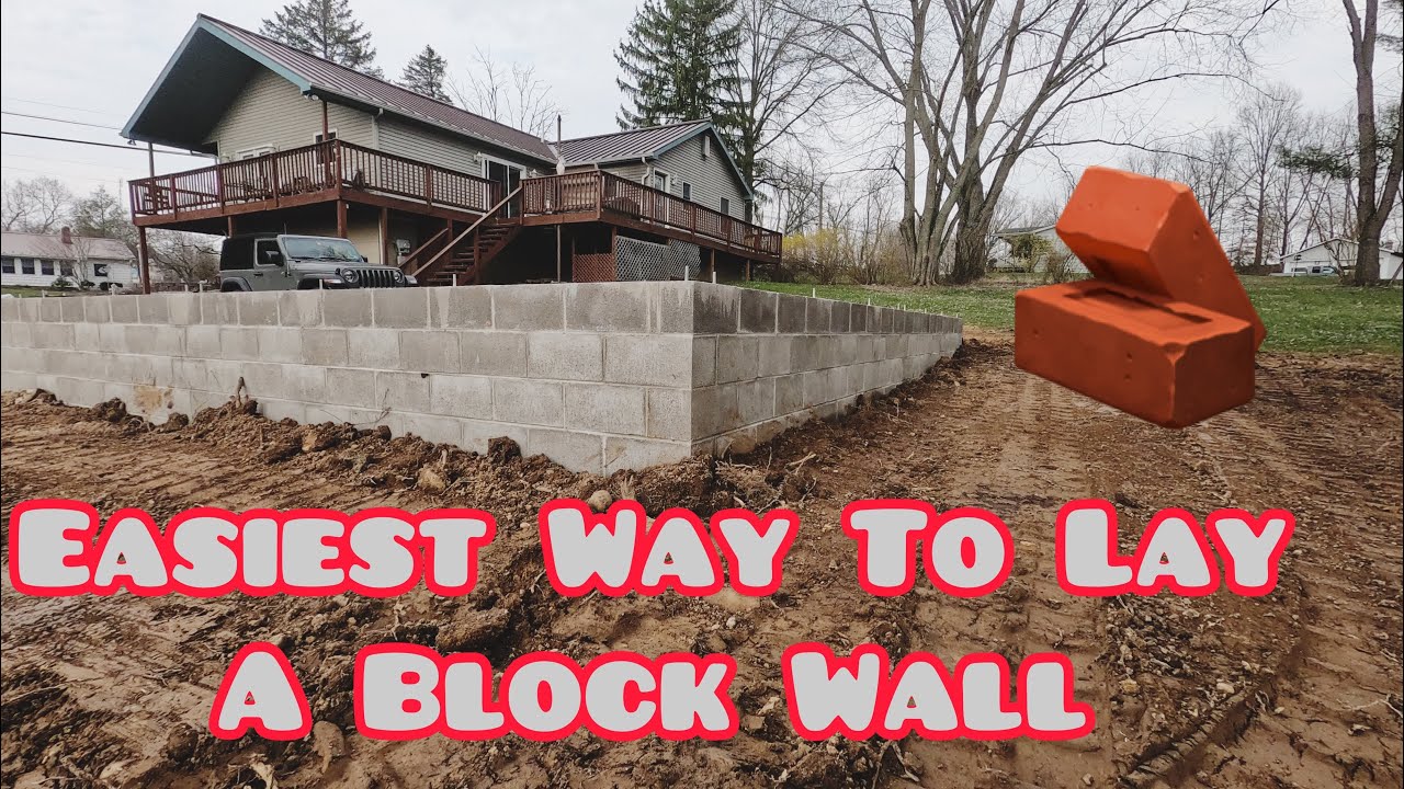 Easiest way to lay a block corner
