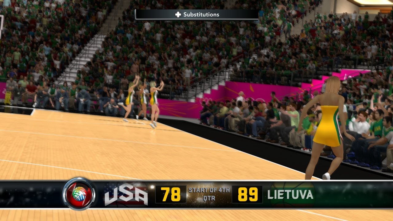 FIBA 2K12 London Olympics - The Scare - USA vs. Lithuania