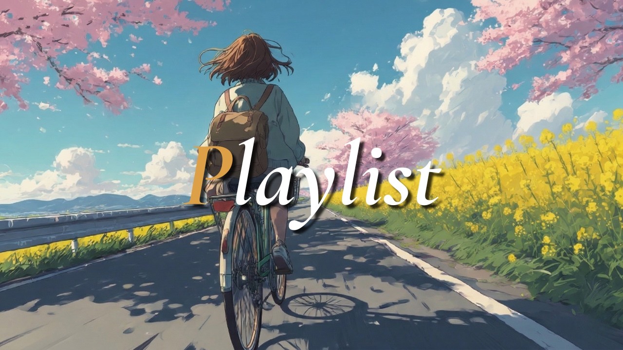 [Playlist] 기분 좋아지는 따뜻한 봄 팝송 플레이리스트 🌸 벚꽃 흩날리는 산책길, 자전거 타며 듣기 좋은 노래 | I'm Pli Vol.10