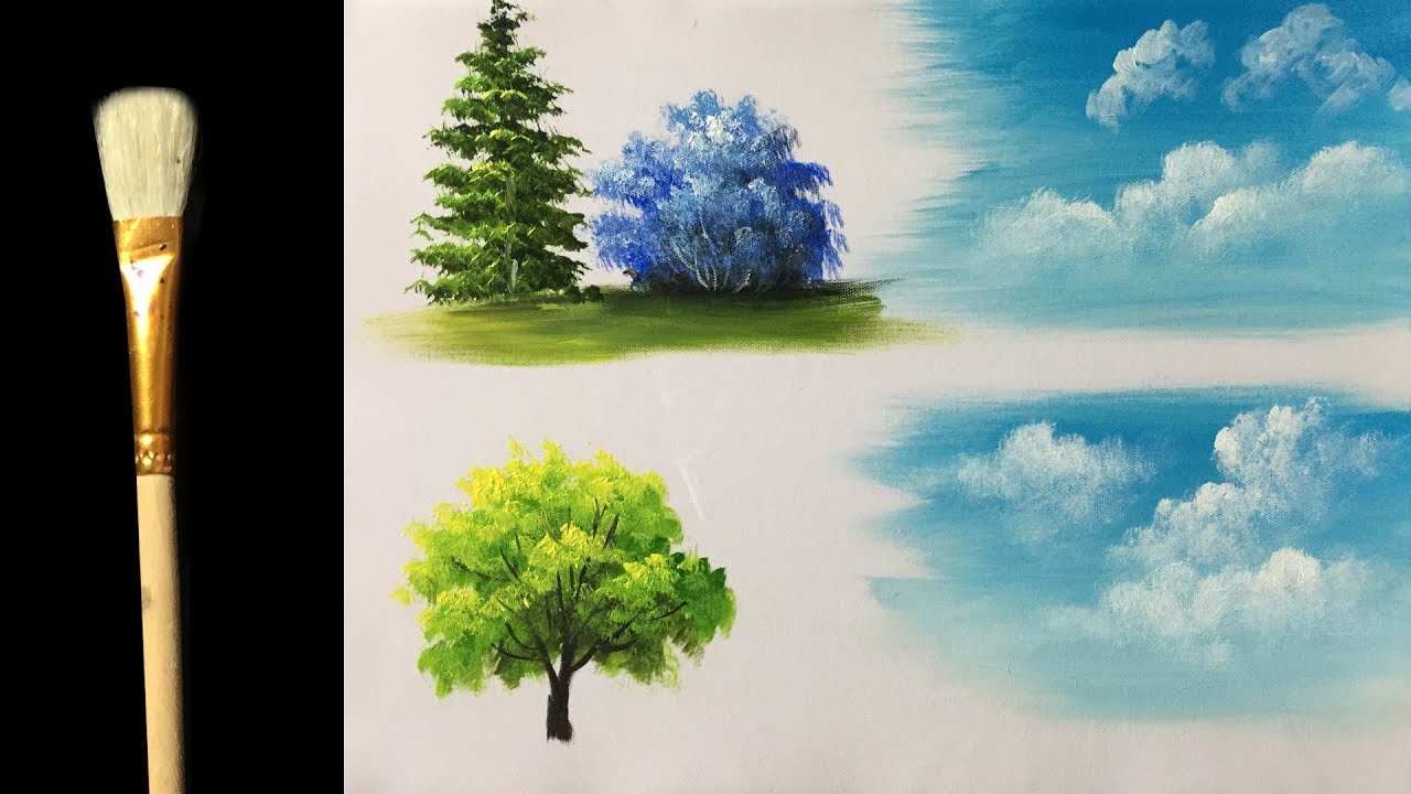 My Cloud Acrylic Brushe - Acrylic lesson