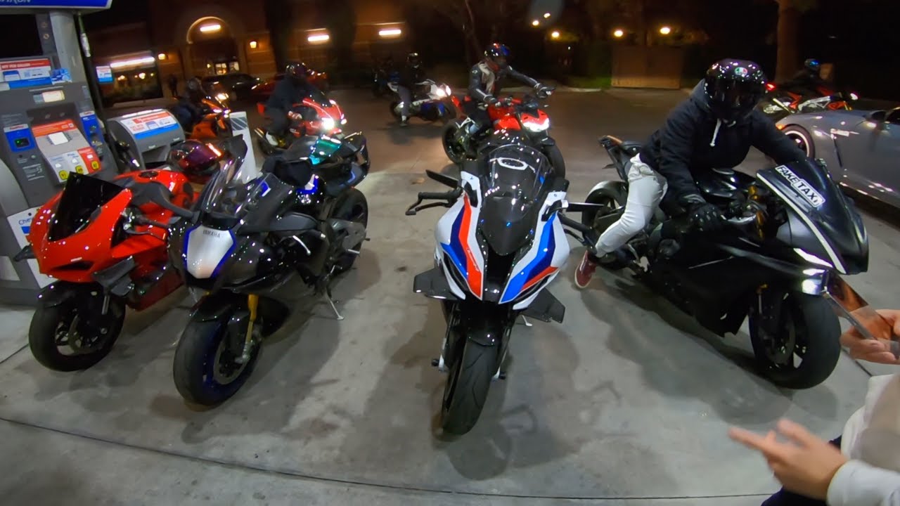 Superbikes Night Ride with Supercars