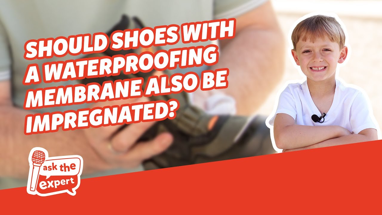 Should shoes with waterproofing membranes also be impregnated?