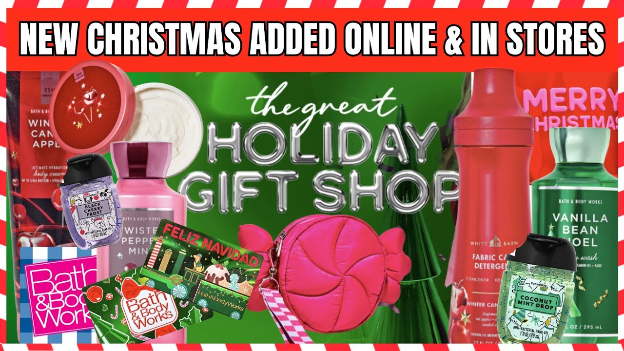 Bath & Body Works NEW CHRISTMAS ADDED ONLINE & IN STORES | NEW GIFTS SETS & MORE #bathandbodyworks