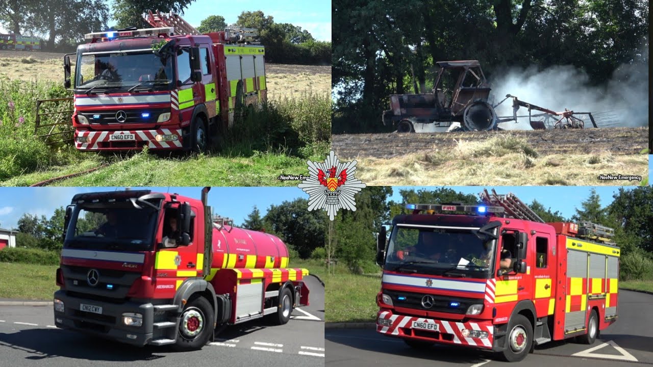 *Tractor Fire* Aberbargoed Water Carrier Turnout (Mercedes Atego) - South Wales Fire and Rescue