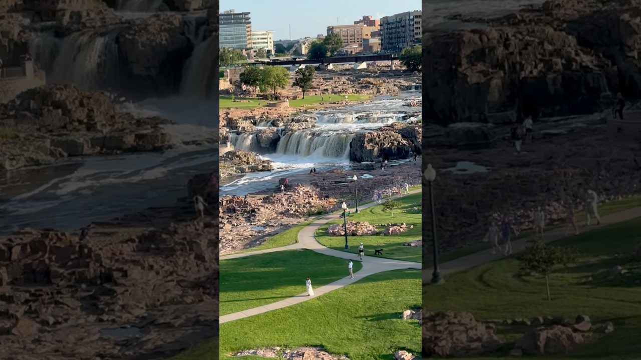 Sioux Falls, South Dakota & The Corn Palace. 