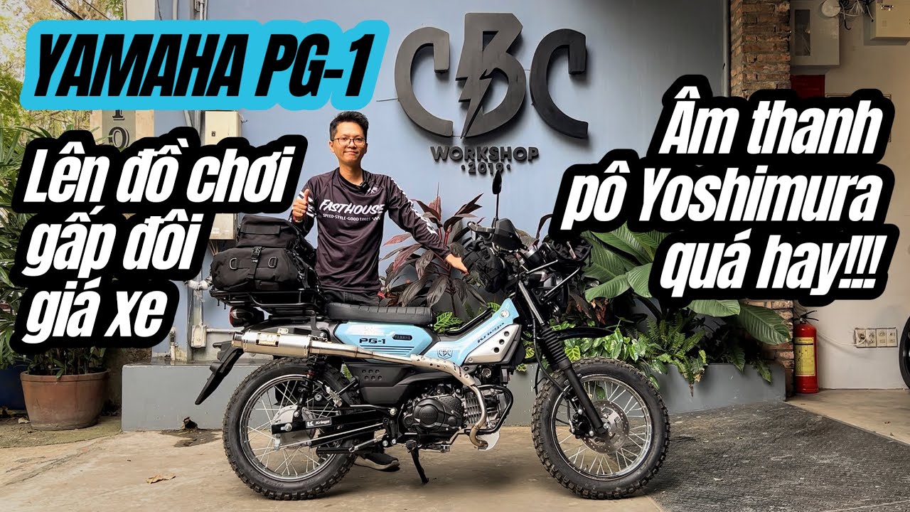 Yamaha PG-1 độ lên nhiều đồ chơi phụ kiện pô Yoshimura cực chất tại CBC Workshop