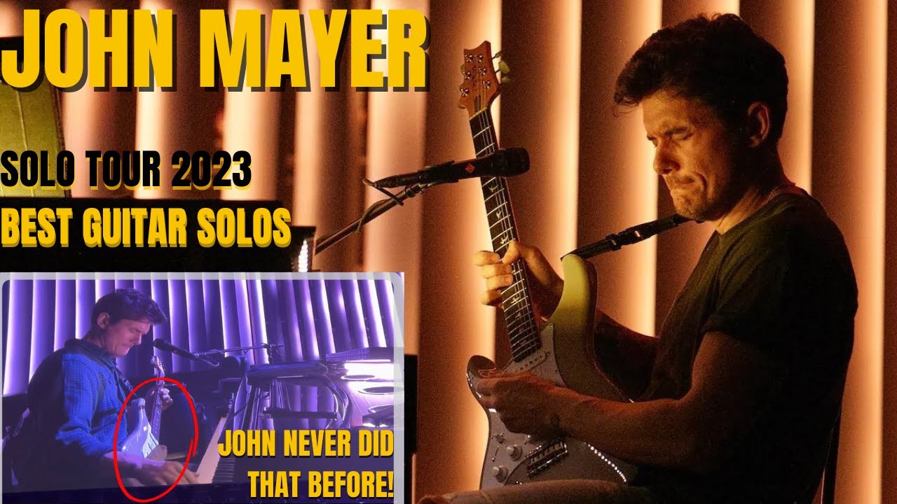John Mayer Live 2023: 3 BEST GUITAR SOLOS You HAVEN'T HEARD!!! | 'Changing' on Piano, Solo Tour 2023