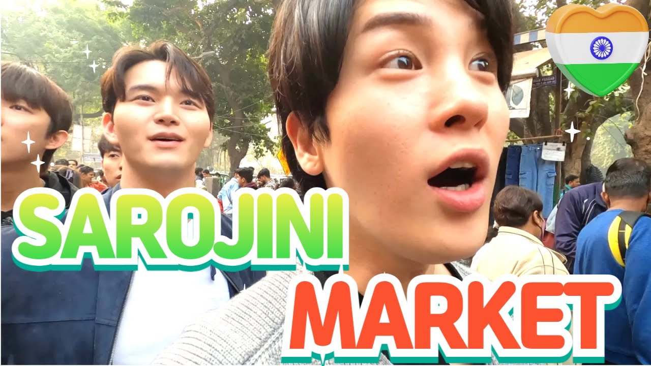 We Got Lost in Indian Market!! | Korean Dost in India