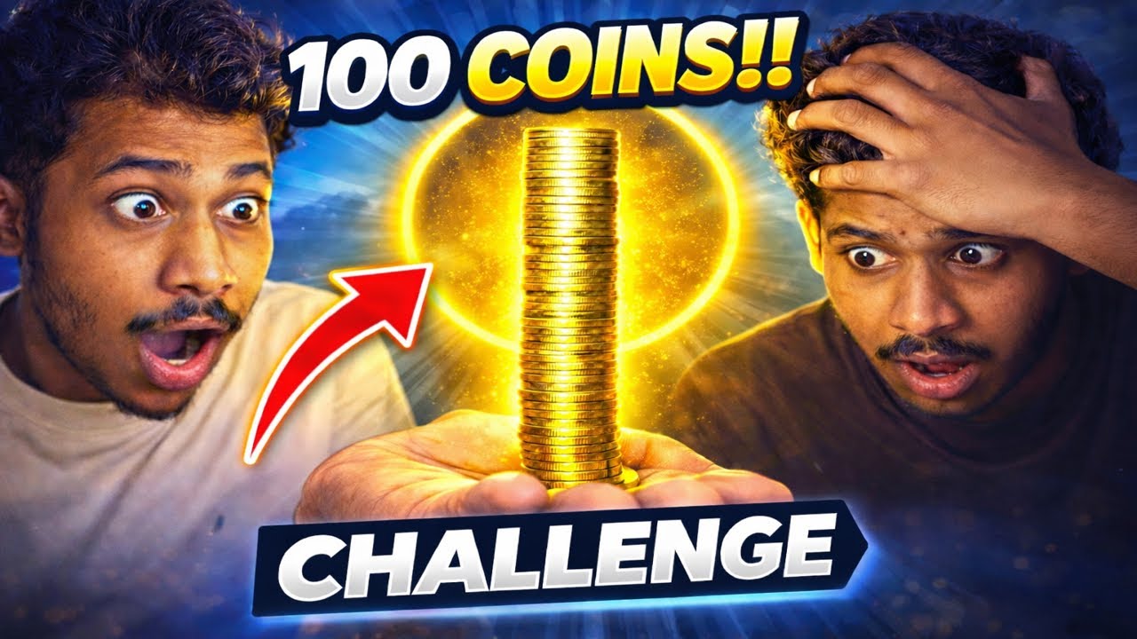 100 Coins Stack… Par End Me Shock 😱
