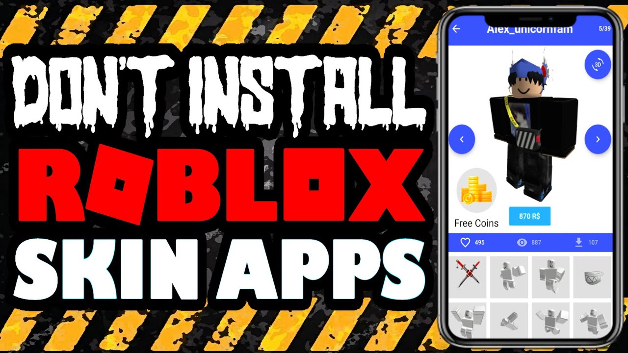 This Roblox Avatar Editor App IS A SCAM! DON'T INSTALL IT!