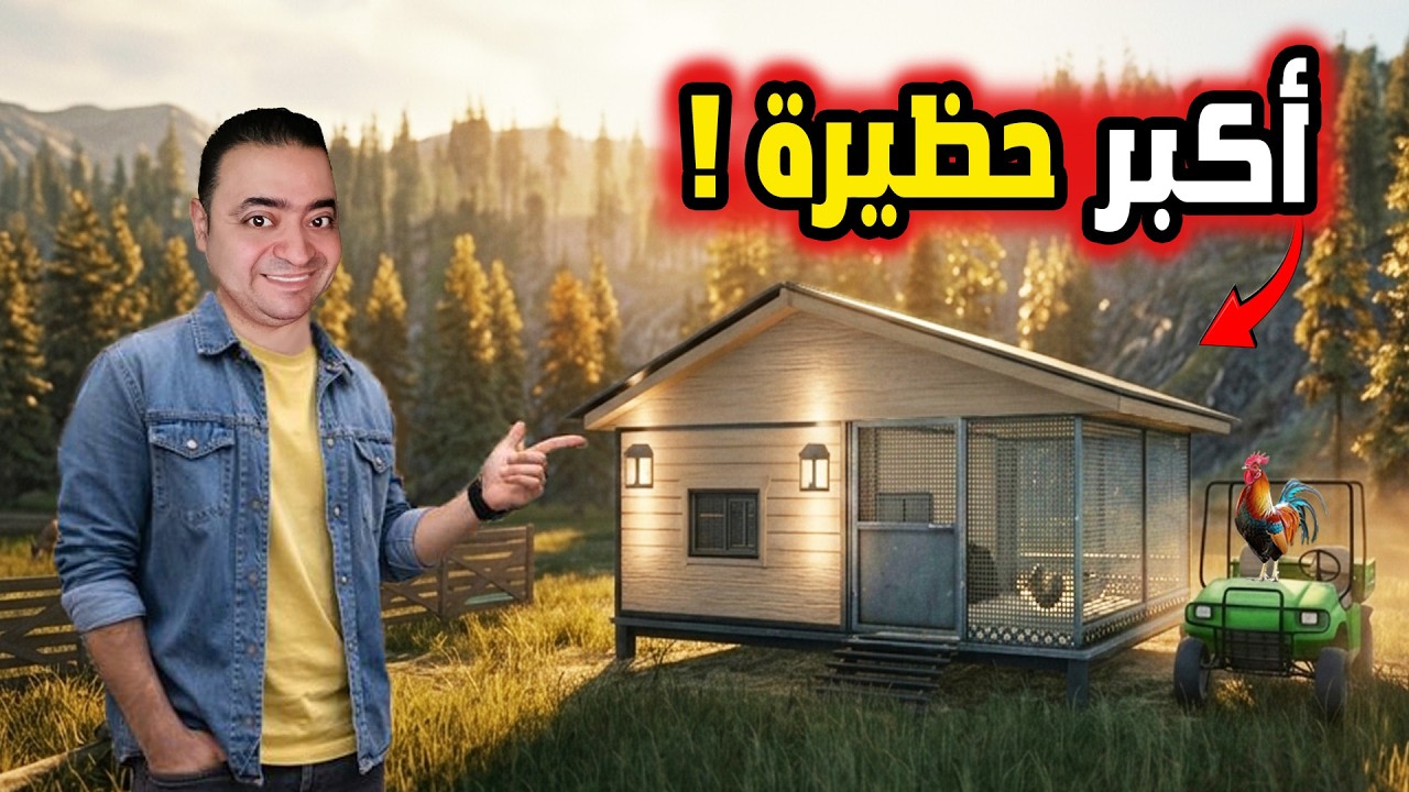 محاكي المزارع #2 : بنيت أكبر حظيرة دجاج .. بداية انتاج ضخم! 🐔🔥🌾