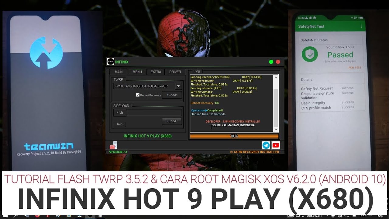TUTORIAL UBL , INSTAL TWRP & ROOT MAGISK DELTA | INFINIX HOT 9 PLAY | X680 | XOS V6.2.0 | ANDROID 10
