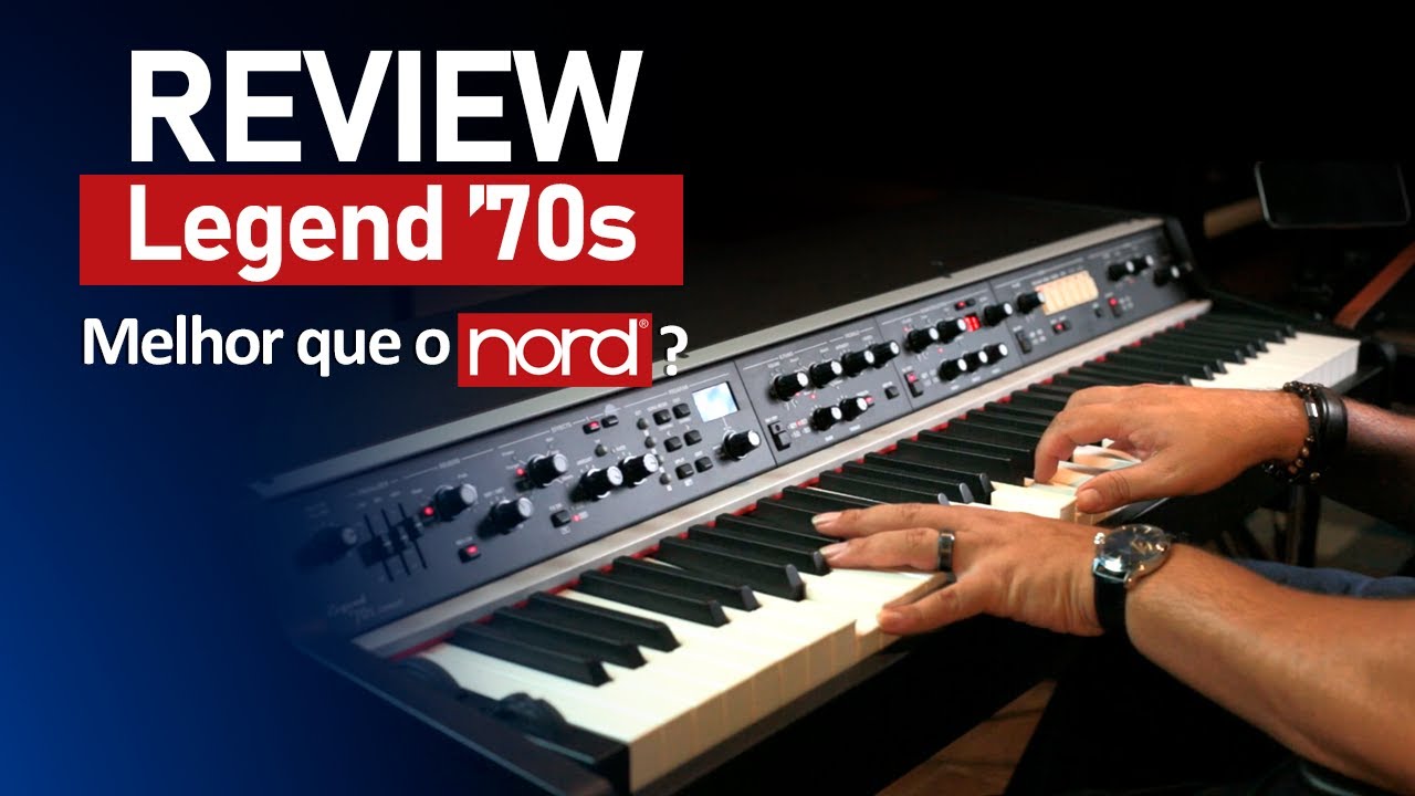 Testando o teclado LEGEND 70s Viscount | Léo Carvalho