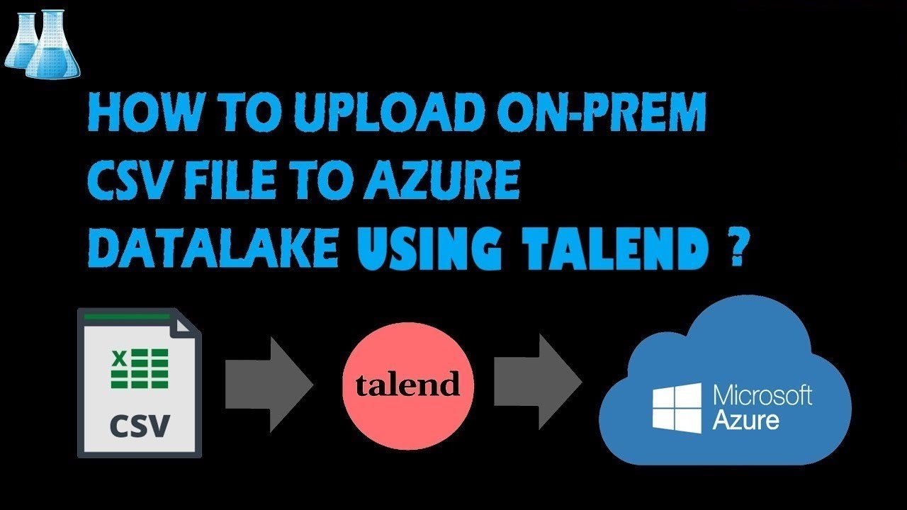 01 How to load On-prem CSV file to Azure Data Lake(blob storage) using Talend Big Data Open Studio 8