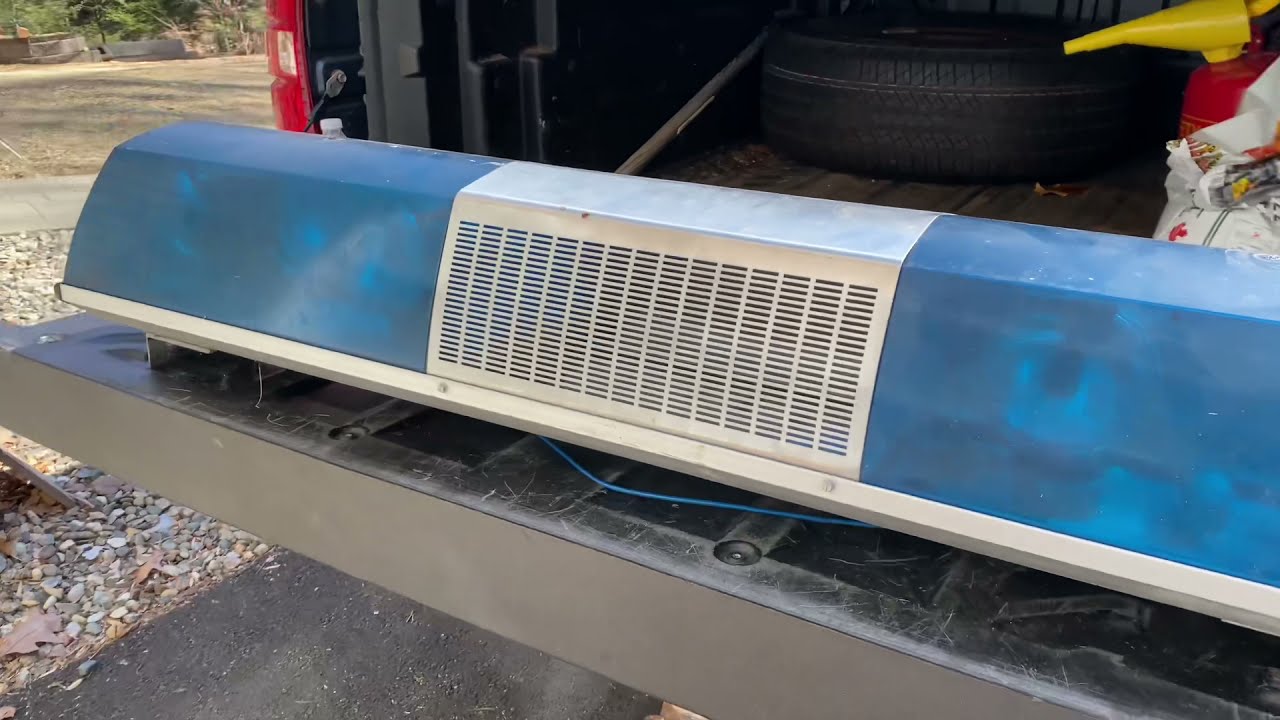 Vintage Police Light Bar