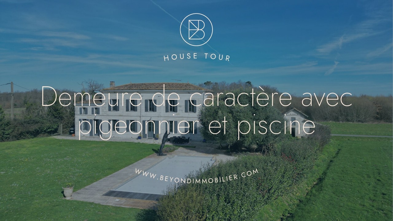 Secteur Libourne (Gironde) - Élégante demeure aux allures d'un petit château
