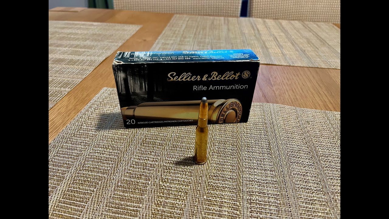 Sellier & Bellot 7.62x54R 180 grain SP Chronograph Test (Athlon Rangecraft)
