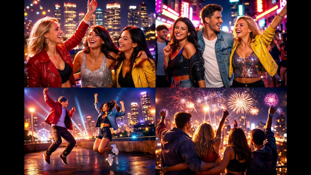 Lights, Friends & Neon Nights – Tonight We Glow – evokes visuals & fun vibes