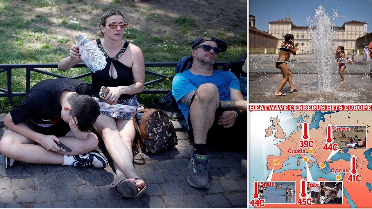 Cerberus heatwave: European data shows land temperatures are scorching  and it's  get much worse