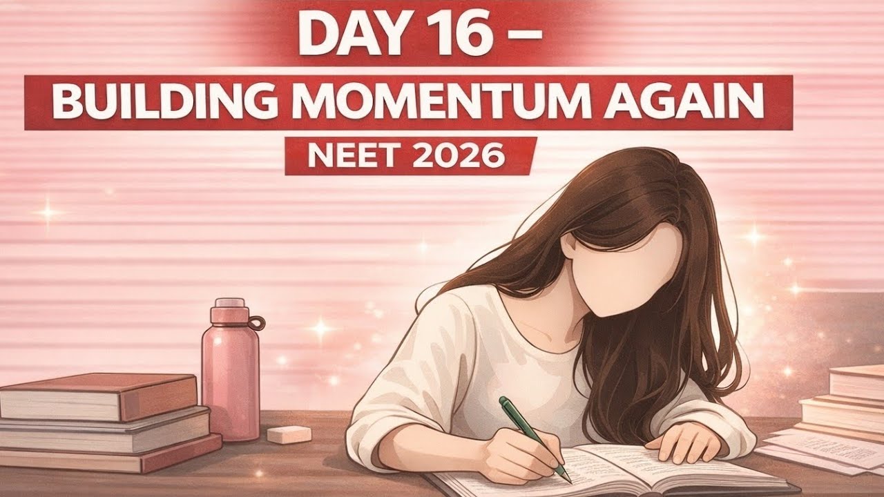 Day 16/100 – Building Momentum Again | NEET 2026