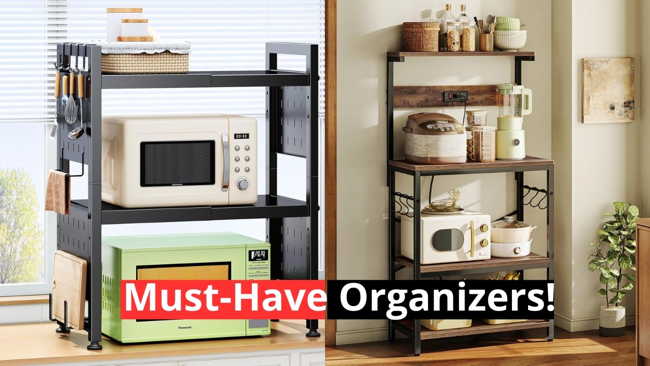 💥SMALL APPLIANCES STORAGE: 4 Amazing Small Appliance Organizers for Your Kitchen