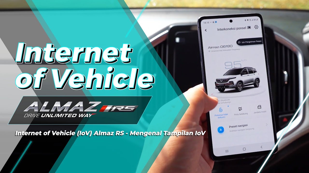 Internet of Vehicle (IoV) Almaz RS - Mengenal Tampilan IoV