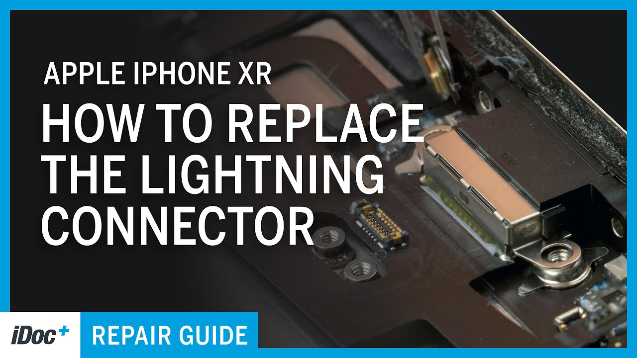 iPhone XR – замена разъема Lightning [включая повторную сборку]
